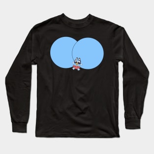 Baby Bluey Heeler Gets Butt Fat Long Sleeve T-Shirt